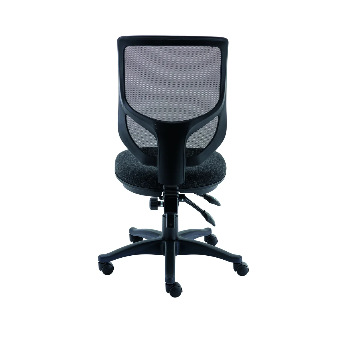 Polaris Nesta Mesh Back Operator Chair 2 Lever 590x900x1050mm Charcoal KF77951 - Image 4