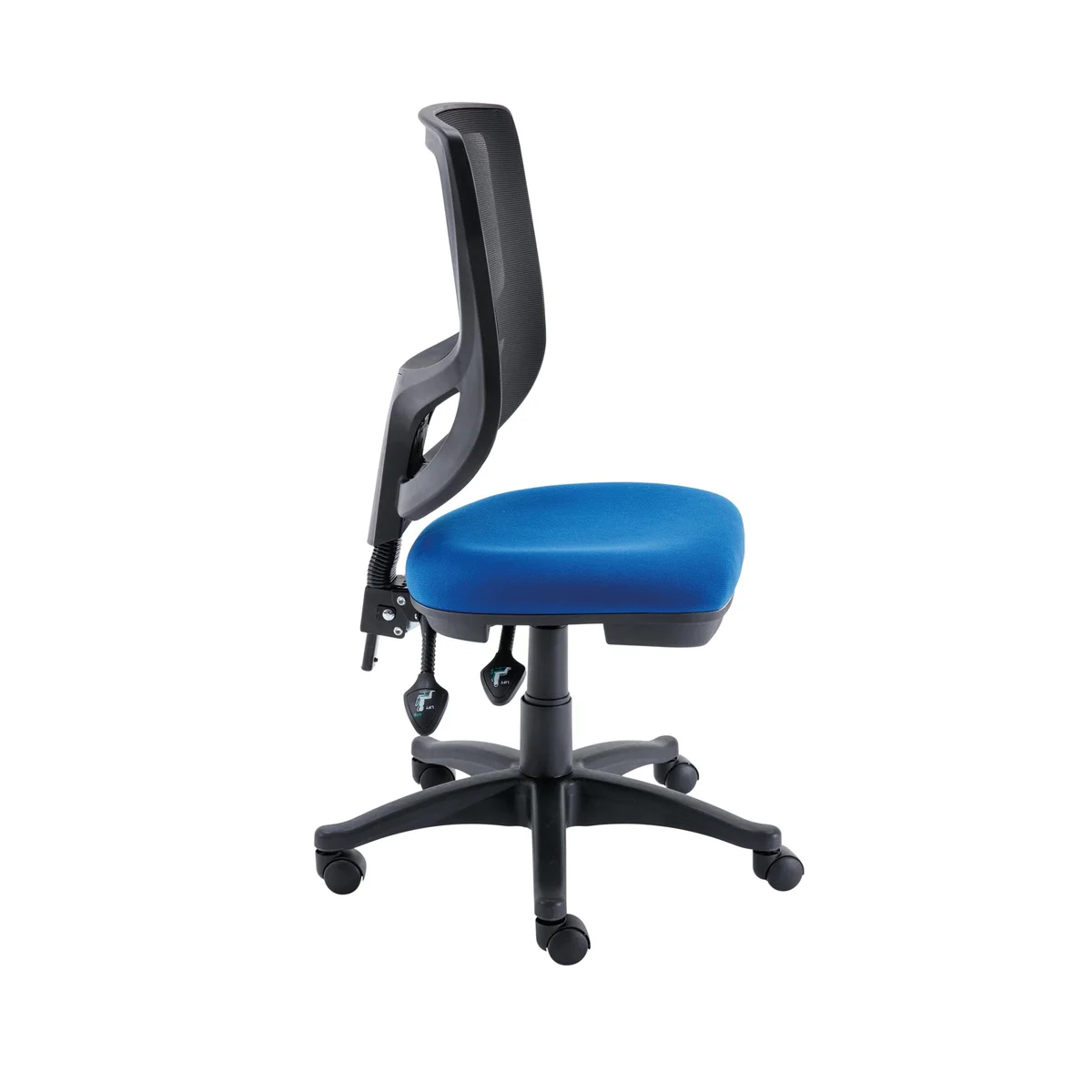Polaris Nesta Mesh Back Operator Chair 2 Lever 590x900x1050mm Royal Blue KF77952 - Image 2
