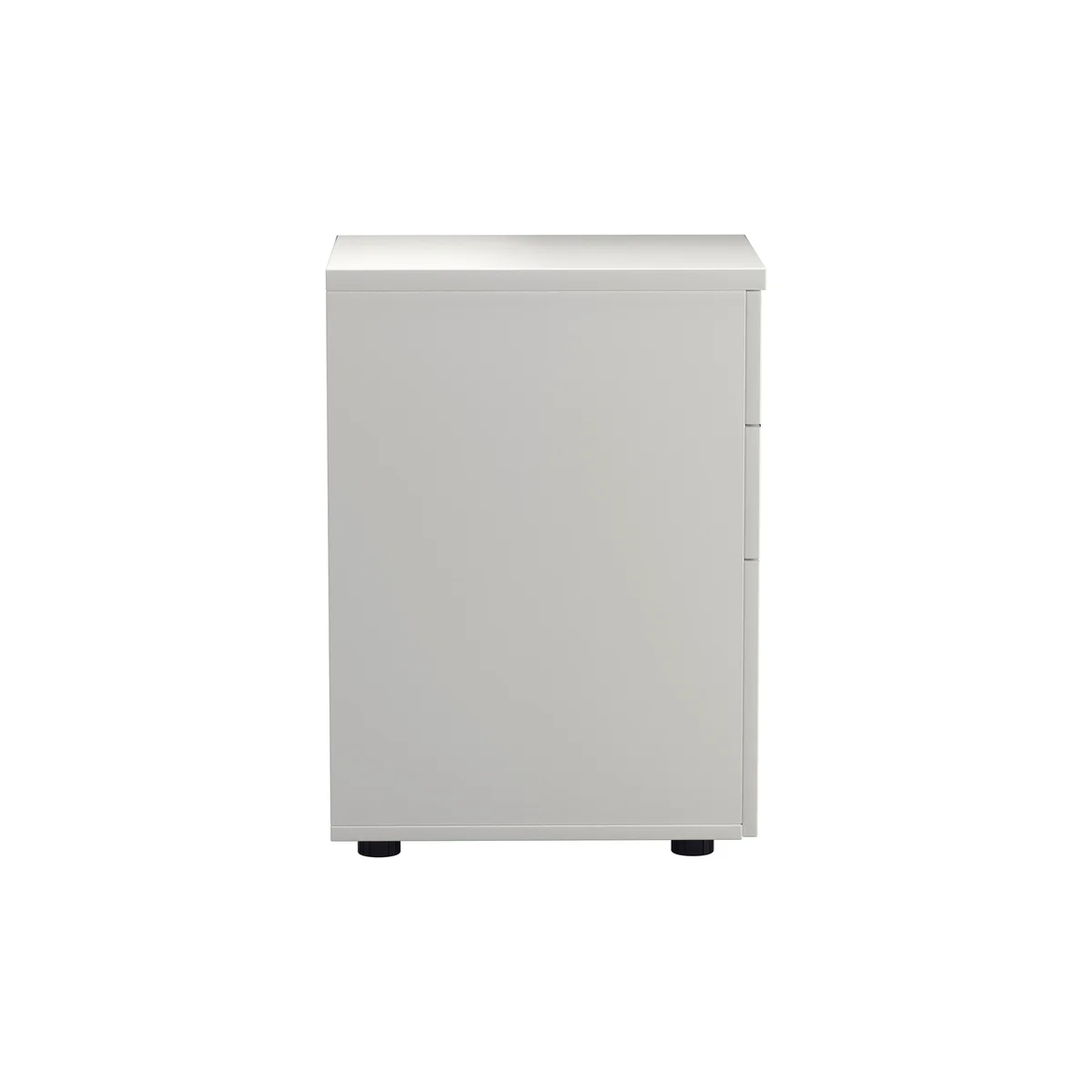 Jemini 3 Drawer Under Desk Pedestal 404x500x690mm White KF78664 - Image 2