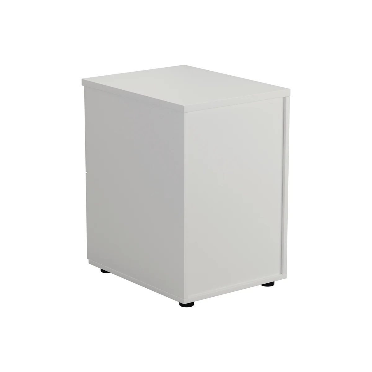 Jemini 2 Drawer Filing Cabinet 464x600x710mm White KF78666 - Image 3