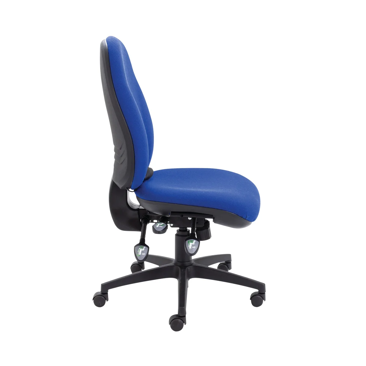 Arista BentleyHigh Back Ergonomic Task Chair 700x700x1040-1160mm Blue KF78700 - Image 2
