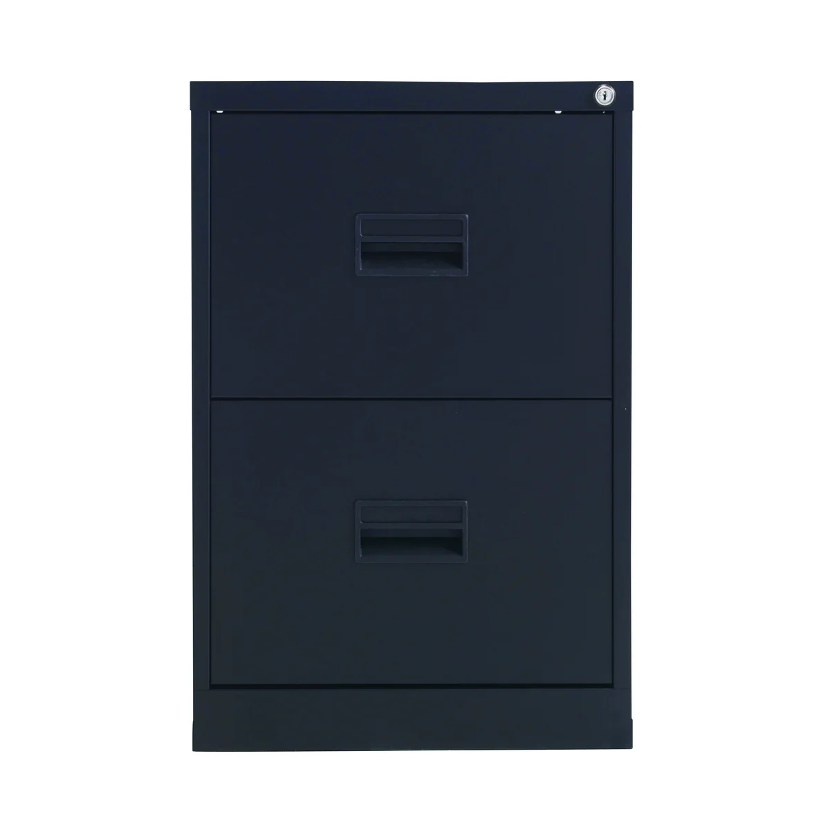 Talos 2 Drawer Filing Cabinet 465x620x700mm Black TCS2FC-BK - Image 4
