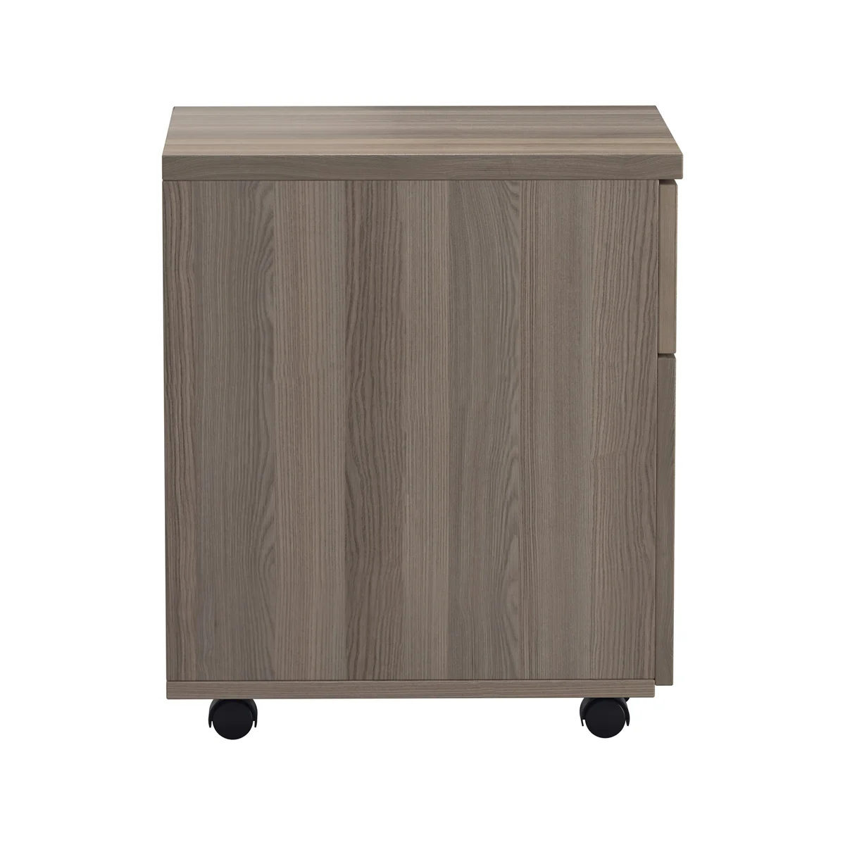 Jemini 2 Drawer Mobile Pedestal 404x500x595mm Grey Oak KF78943 - Image 2