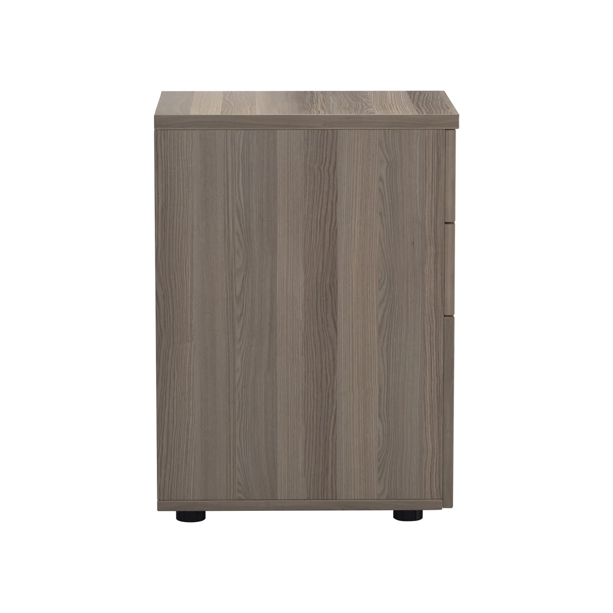 Jemini 3 Drawer Tall Mobile Pedestal 404x500x690mm Grey Oak KF78947 - Image 2