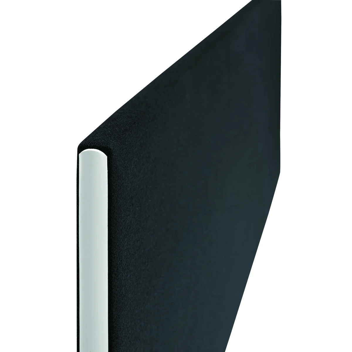 Jemini Straight Desk Mounted Screen 1600x25x400mm Black KF79001 - Image 4