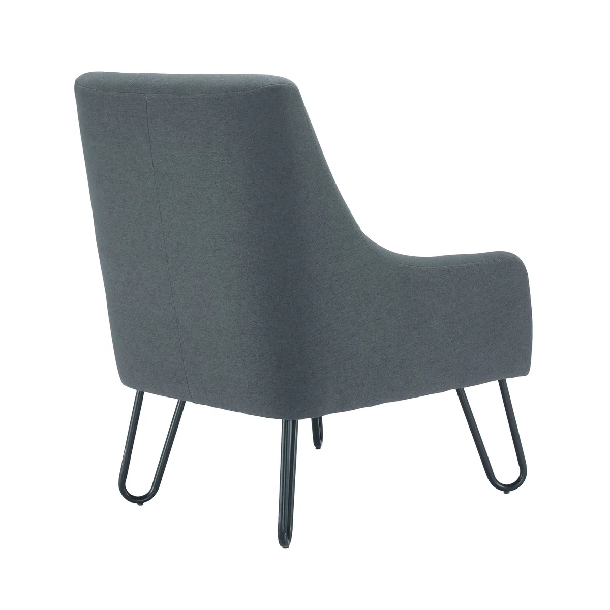 Jemini Reception Armchair Hairpin Leg Grey KF79142 - Image 3