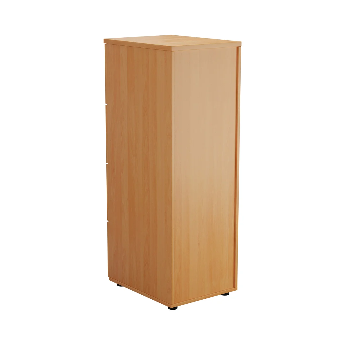 Jemini 4 Drawer Filing Cabinet 464x600x1365mm Beech KF79456 - Image 3