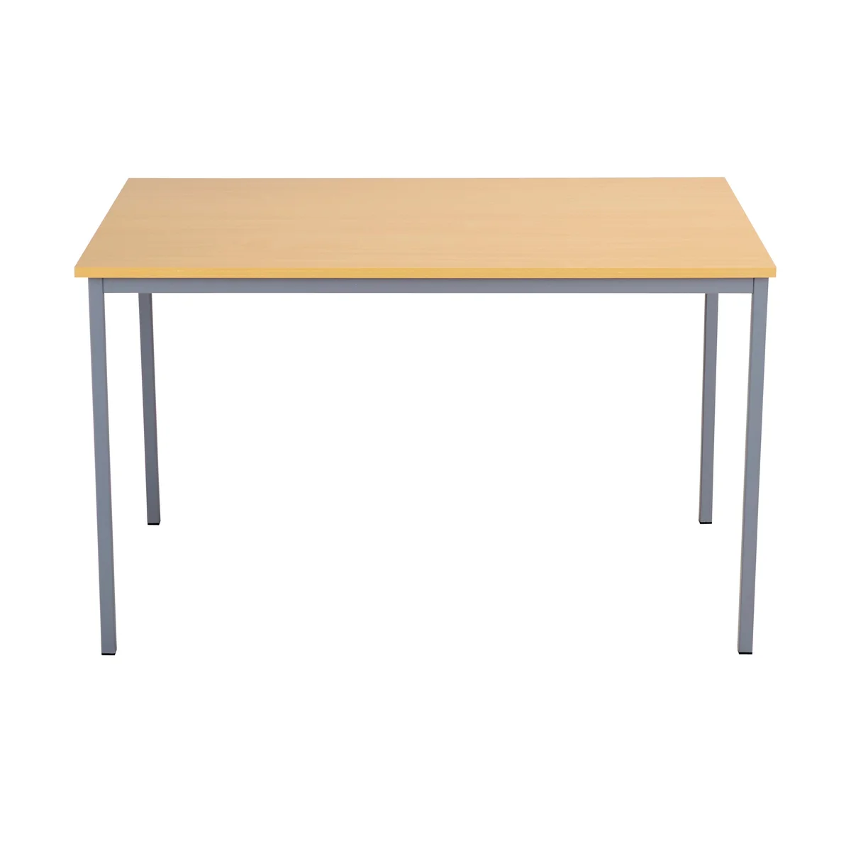 5 Star Modara 18mm Multipurpose Table 1200x800x730mm Nova Oak/Silver KF79848 - Image 2