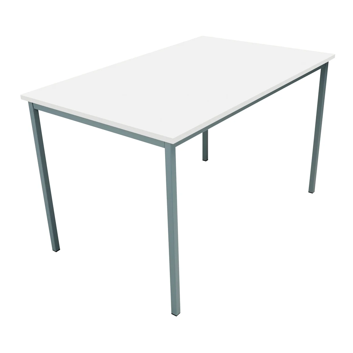 5 Star Modara 18mm Multipurpose Table 1200x800x730mm White/Silver KF79849 - Image 3