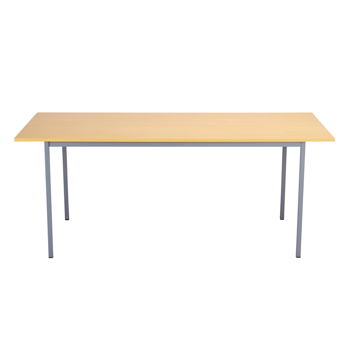 5 Star Modara 18mm Multipurpose Table 1800x800x730mm Oak/Silver KF79854 - Image 3