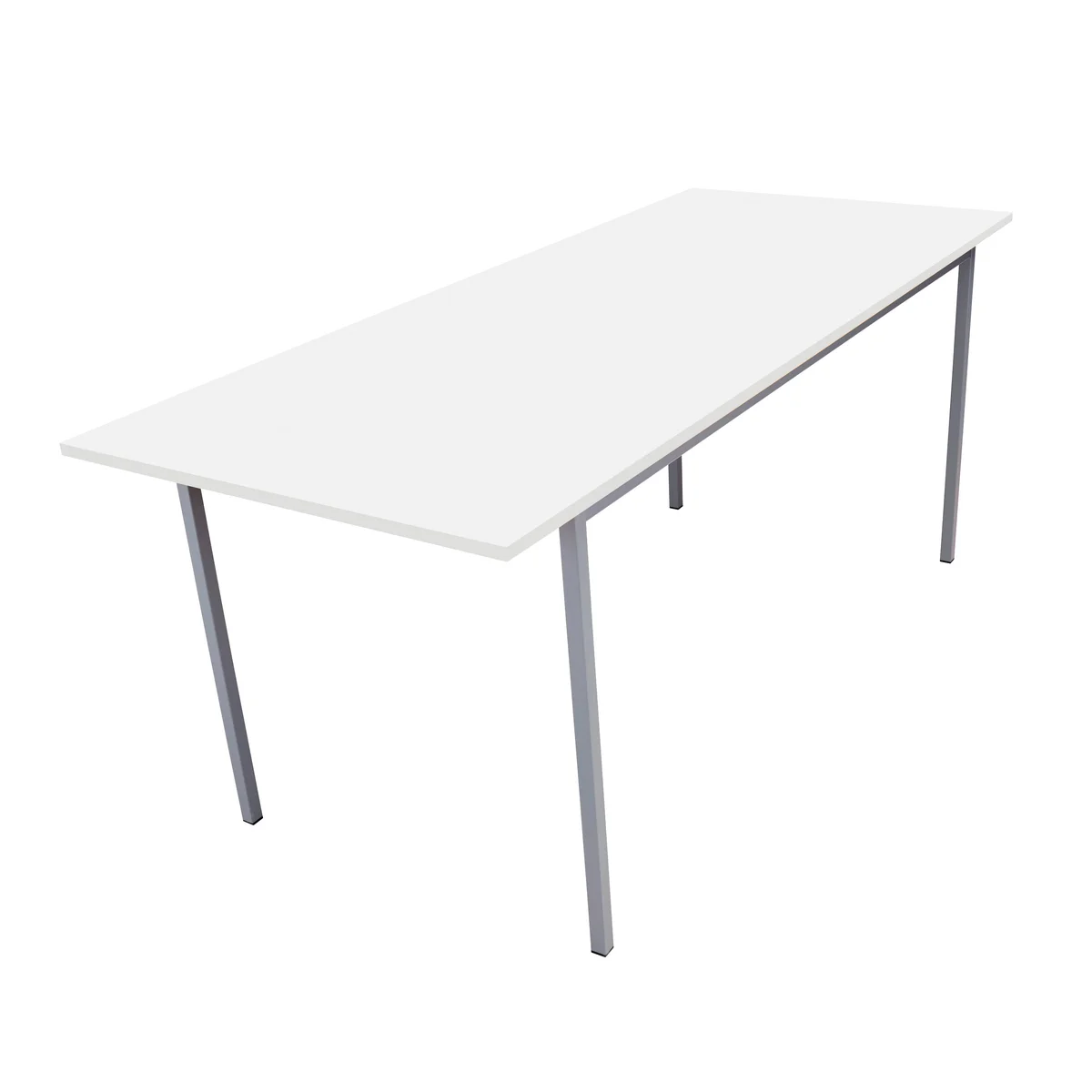 5 Star Modara 18mm Multipurpose Table 1800x800x730mm White/Silver KF79855 - Image 2