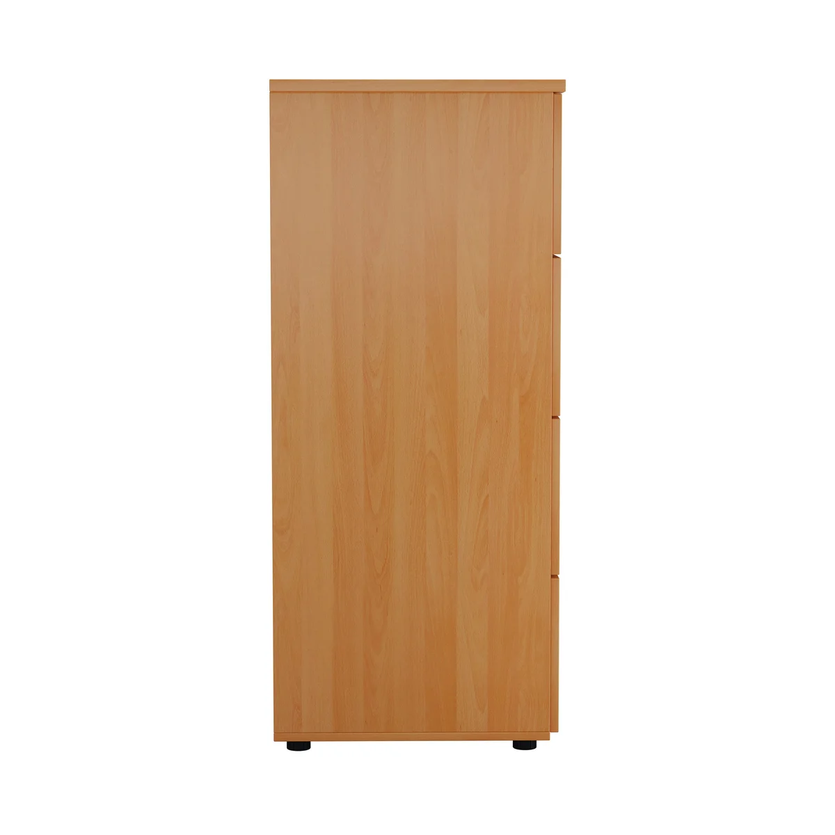 First 4 Drawer Filing Cabinet 464x600x1365mm Beech KF79917 - Image 2