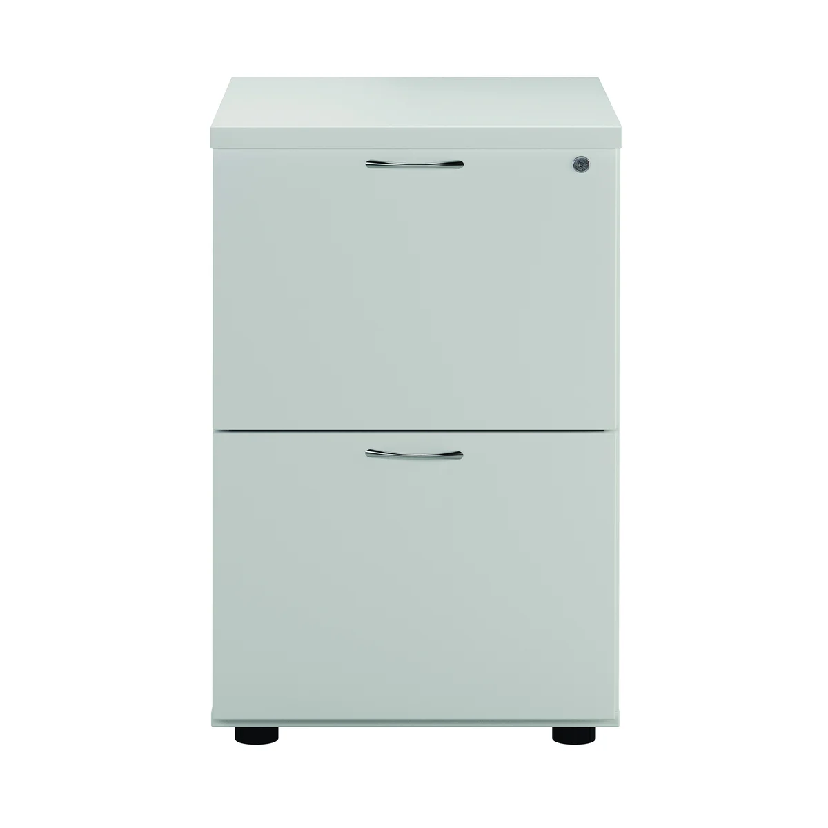 First 2 Drawer Filing Cabinet 464x600x710mm White KF79919 - Image 4