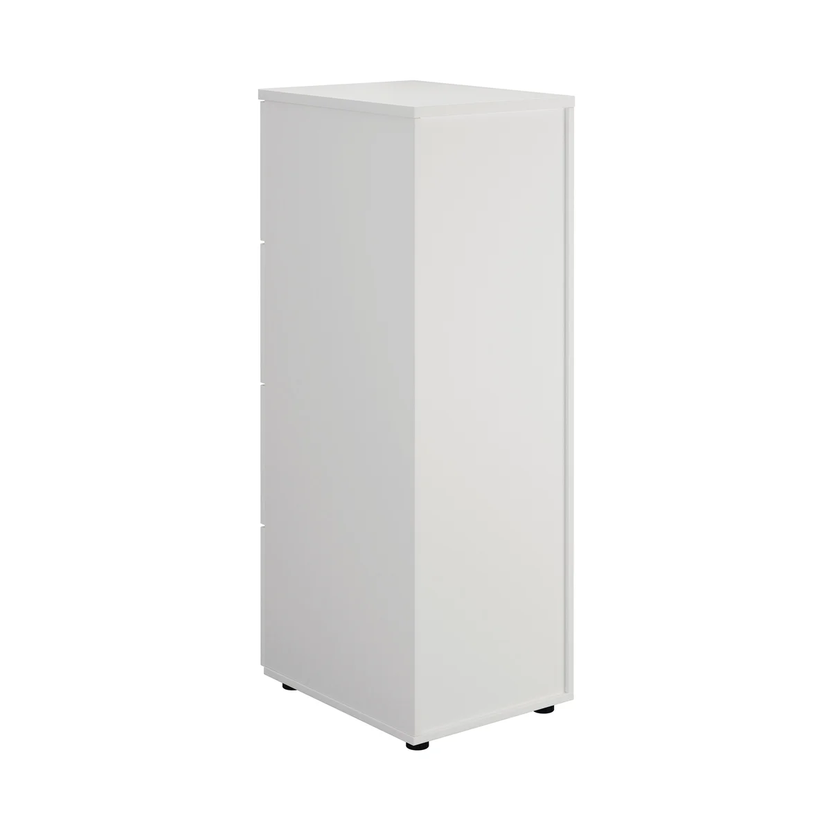 First 4 Drawer Filing Cabinet 464x600x1365mm White KF79920 - Image 3