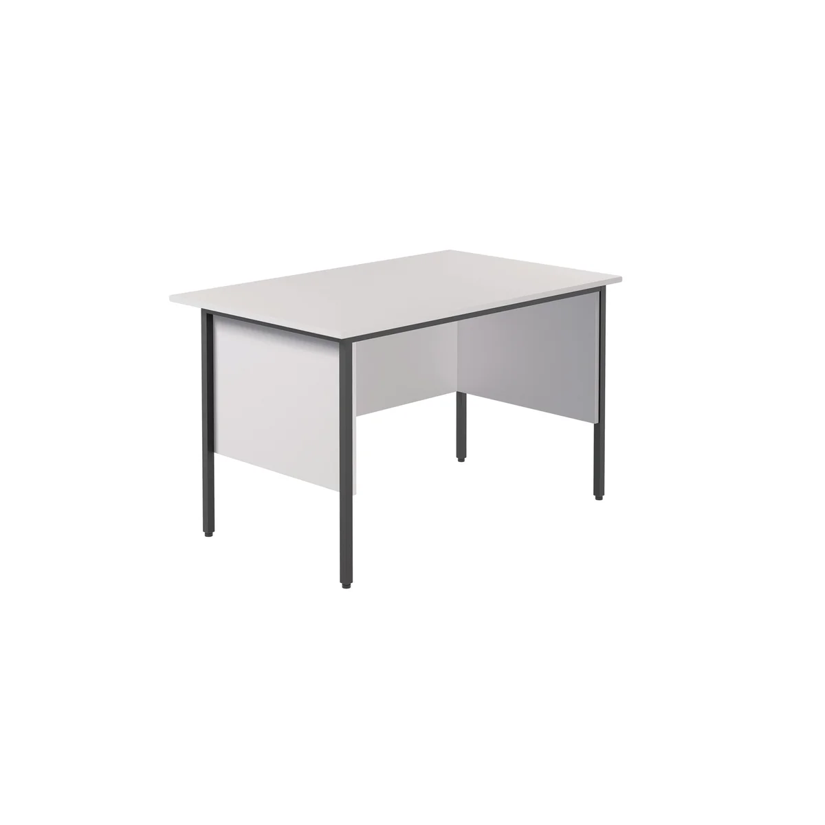 5 Star Modara Rectangular Desk 1200x750x730mm White KF800002 - Image 1