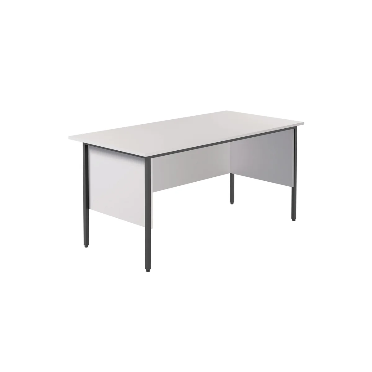 5 Star Modara Rectangular Desk 1500x750x730mm White KF800018 - Image 1