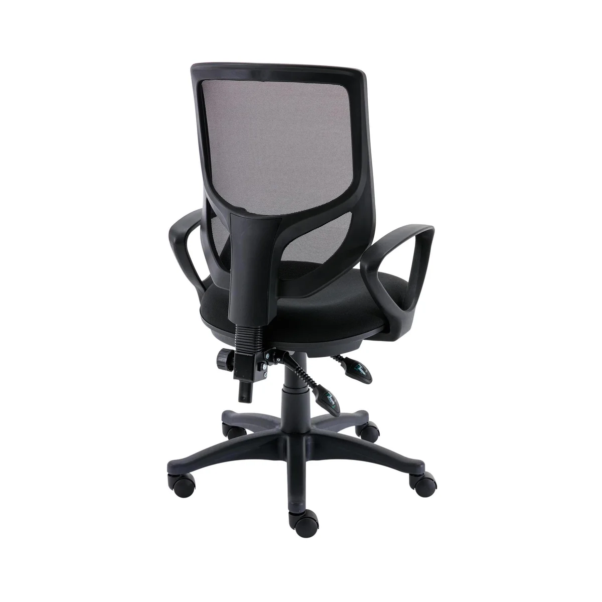 Astin Nesta Mesh Back Operator Chair with Fixed Arms 590x900x1050mm Black KF800022 - Image 3