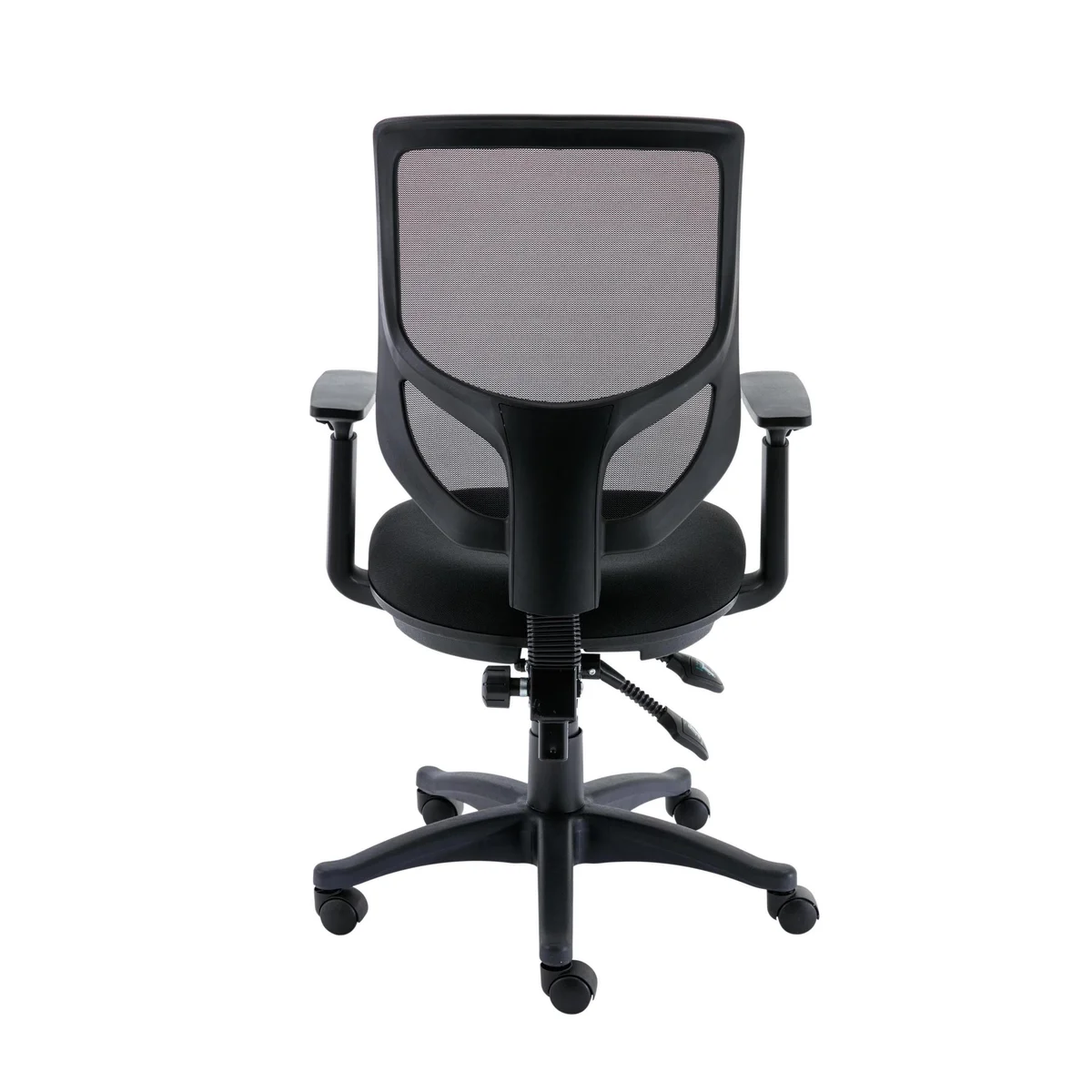 Astin Nesta Mesh Back Operator Chair Black with Adjustable Arms 590x900x1050mm Charcoal KF800023 - Image 4