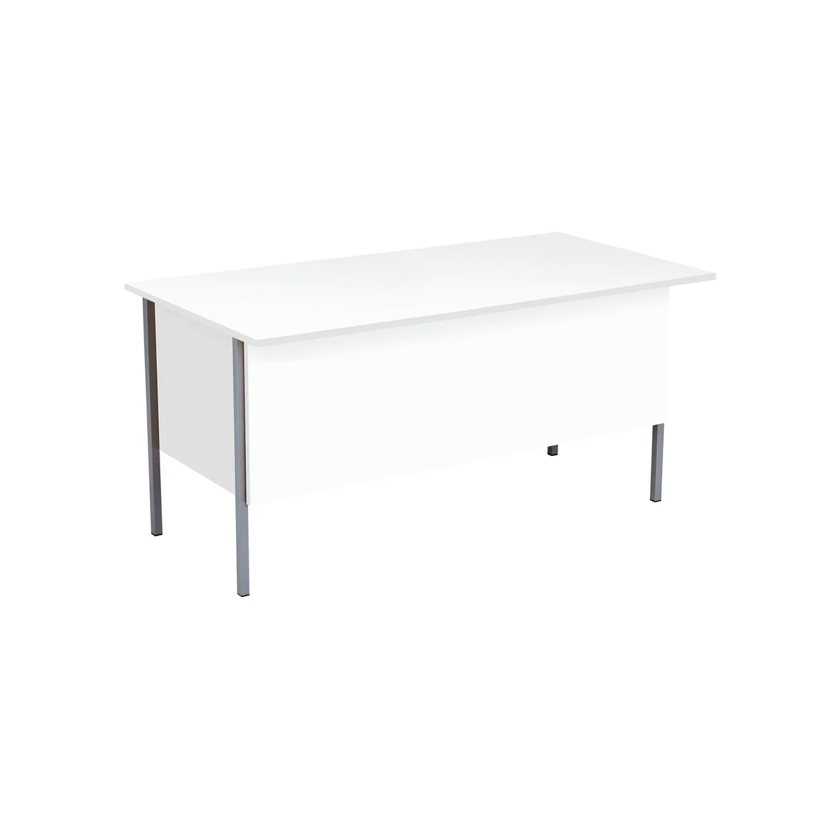5 Star Modara Rectangular Desk with 3 Drawer Fixed Pedestal 1500x750x730mm White KF800071 - Image 3