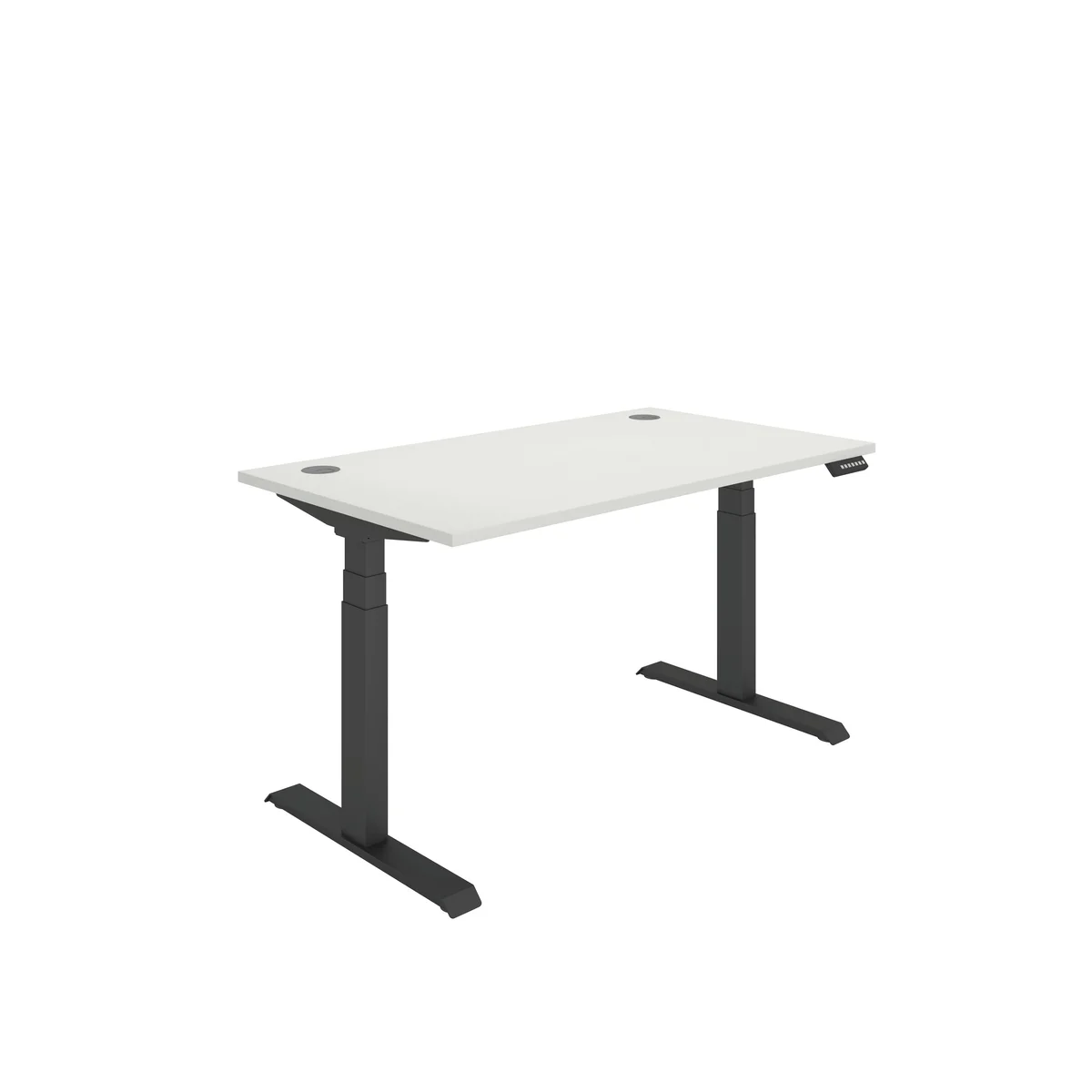 Polaris Dual Motor Sit/Stand Height Adjustable Desk 1400x800 White/Black KF800119