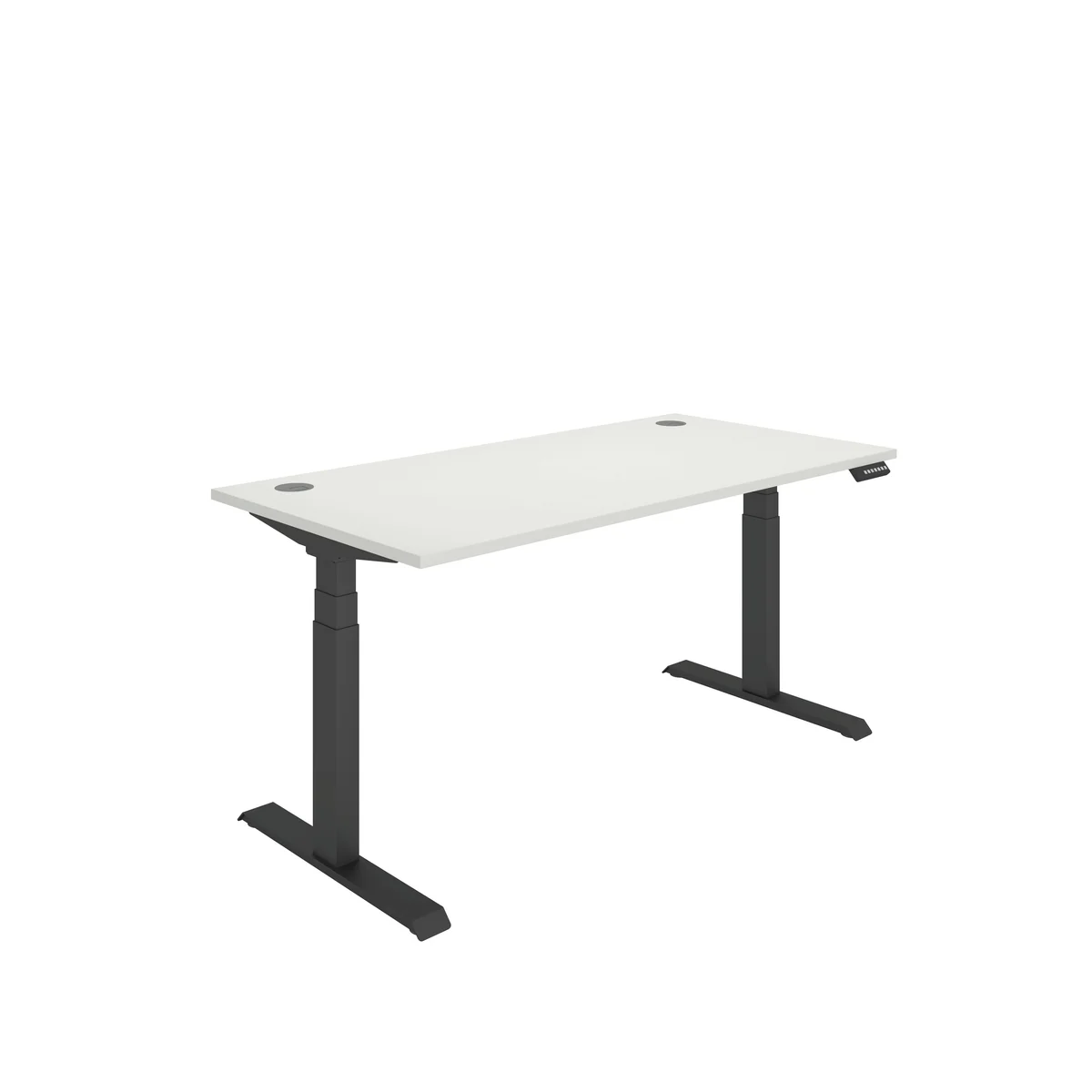 Polaris Dual Motor Sit/Stand Height Adjustable Desk 1600x800 White/Black KF800131