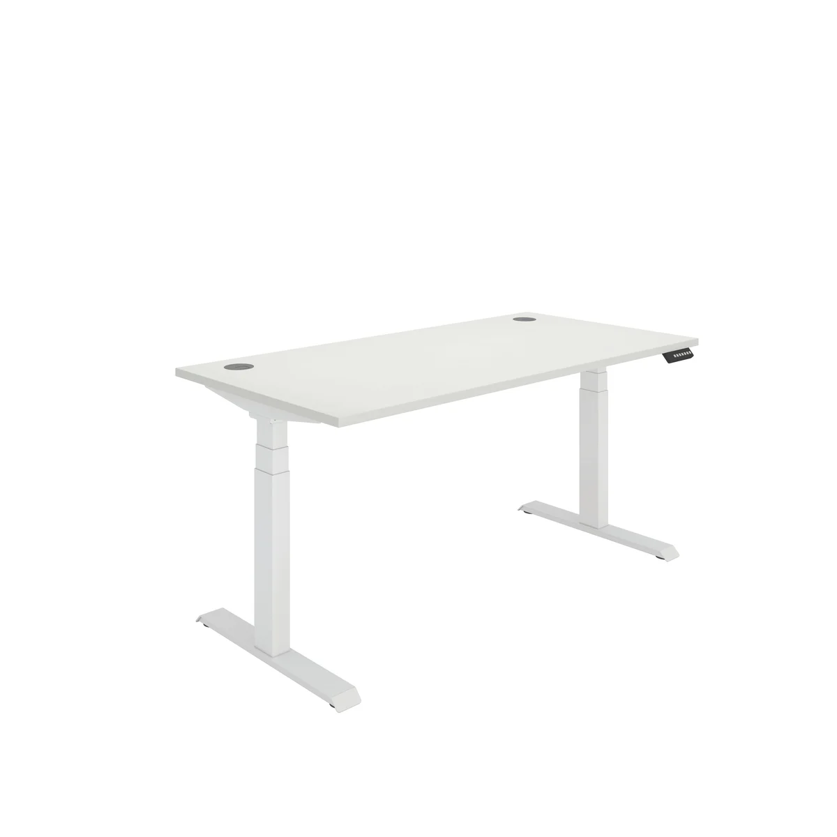 Polaris Dual Motor Sit/Stand Height Adjustable Desk 1600x800 White/White KF800133