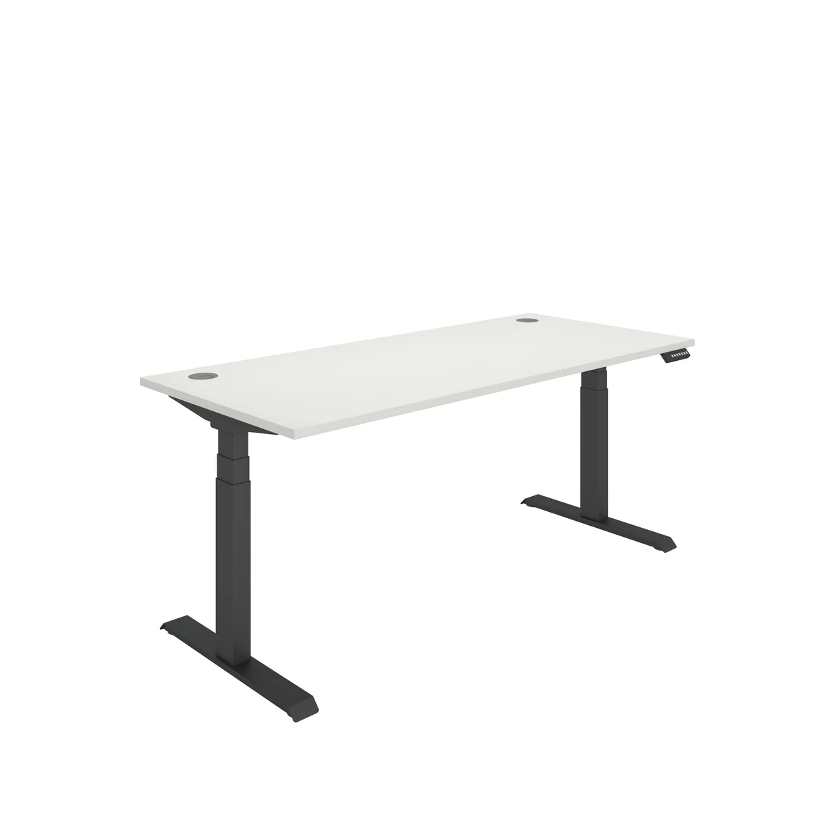 Polaris Dual Motor Sit/Stand Height Adjustable Desk 1800x800 White/Black KF800143