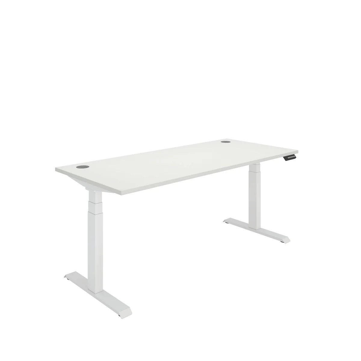 Polaris Dual Motor Sit/Stand Height Adjustable Desk 1800x800 White/White KF800145