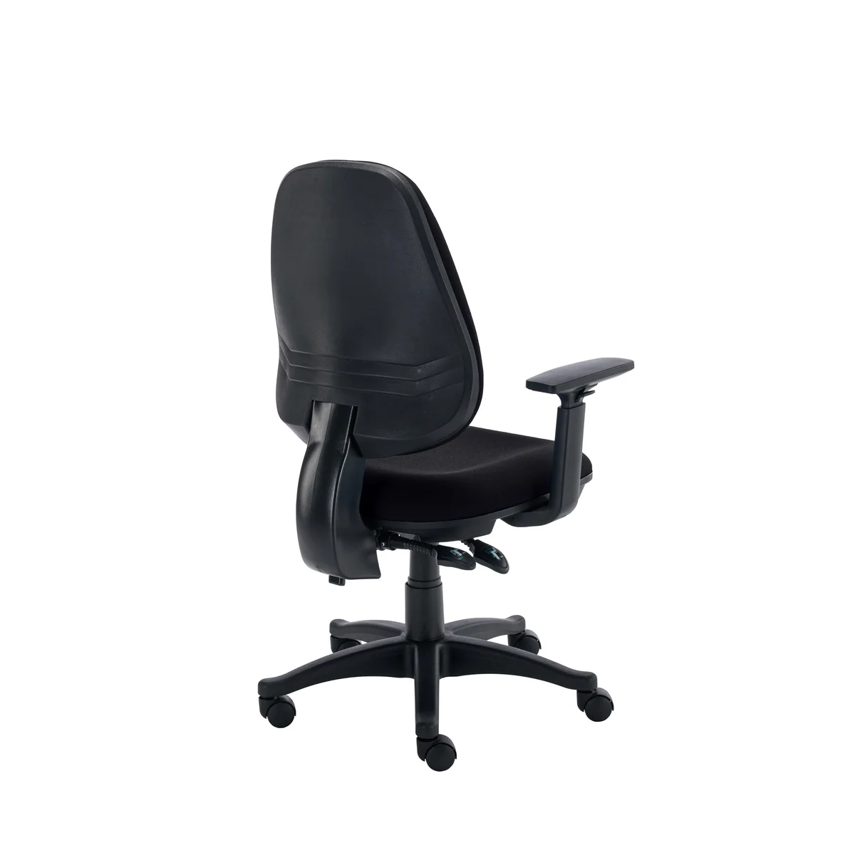 Two Lever Sheaf Operator Chair Black with Adjustable Arms KF800372 - Image 4