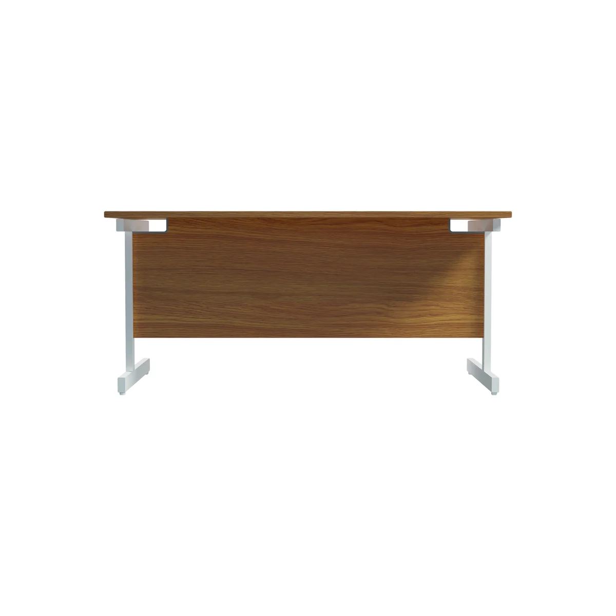 Jemini Single Rectangular Desk 1800x800x730mm Nova Oak/White KF801443 - Image 4