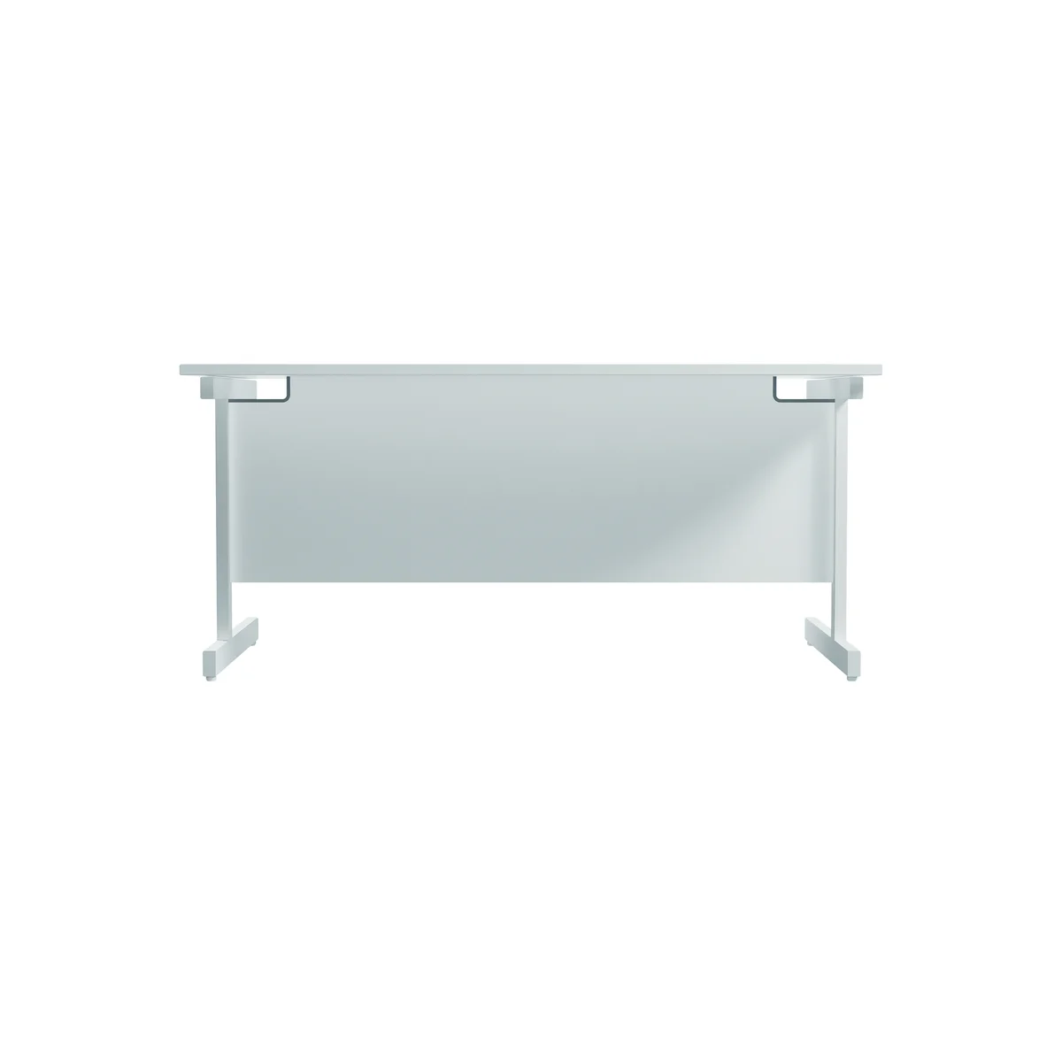 Jemini Single Rectangular Desk 1800x800x730mm White/White KF801459 - Image 4