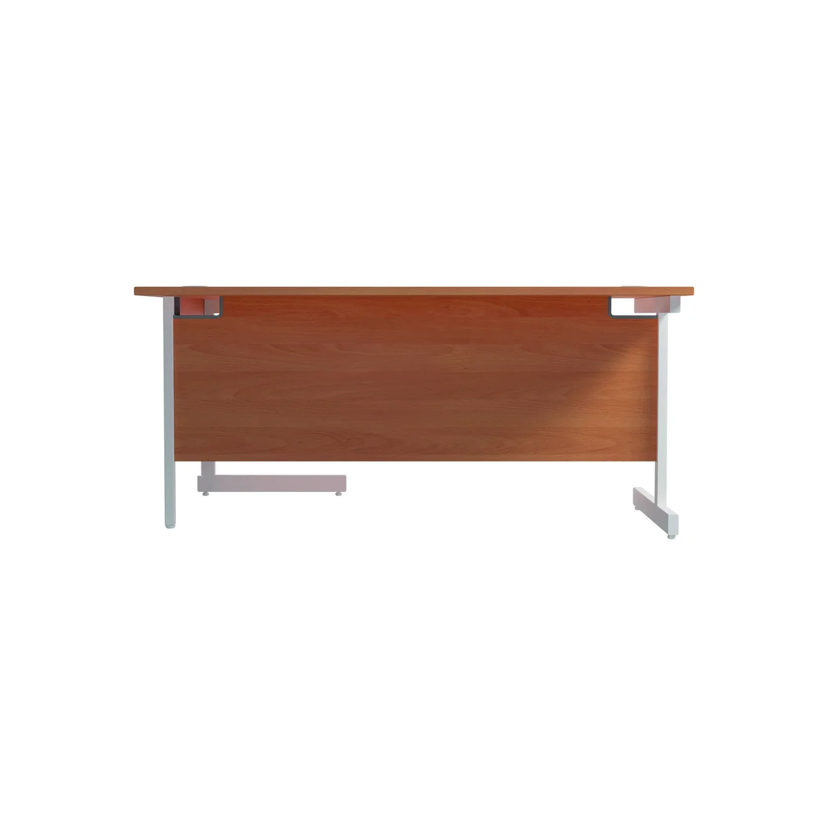 Jemini Radial Right Hand Cantilever Desk 1800x1200x730mm Beech/White KF802141 - Image 4
