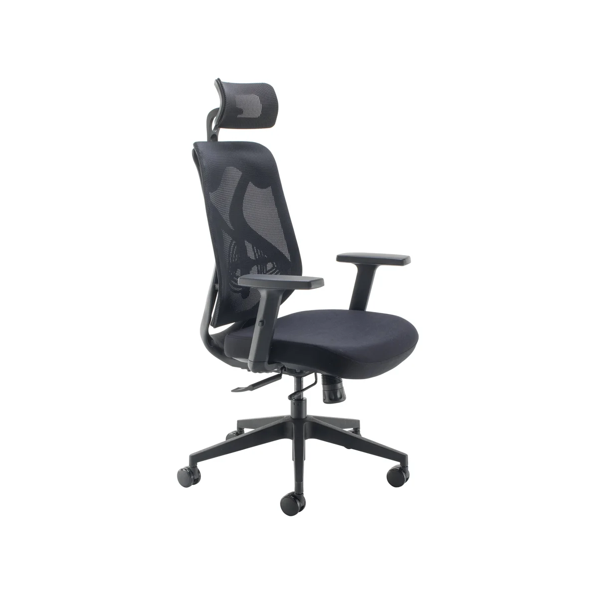 Arista Stealth High Back Chair with Headrest Black KF80304 - Image 2
