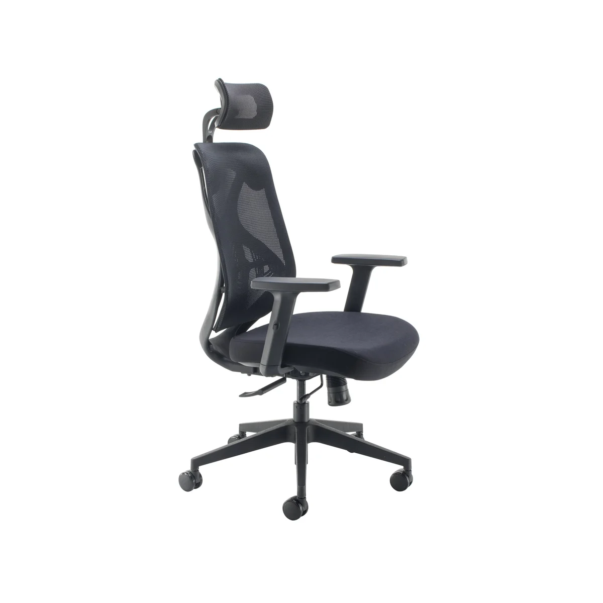 Arista Stealth High Back Chair with Headrest Black KF80304 - Image 3