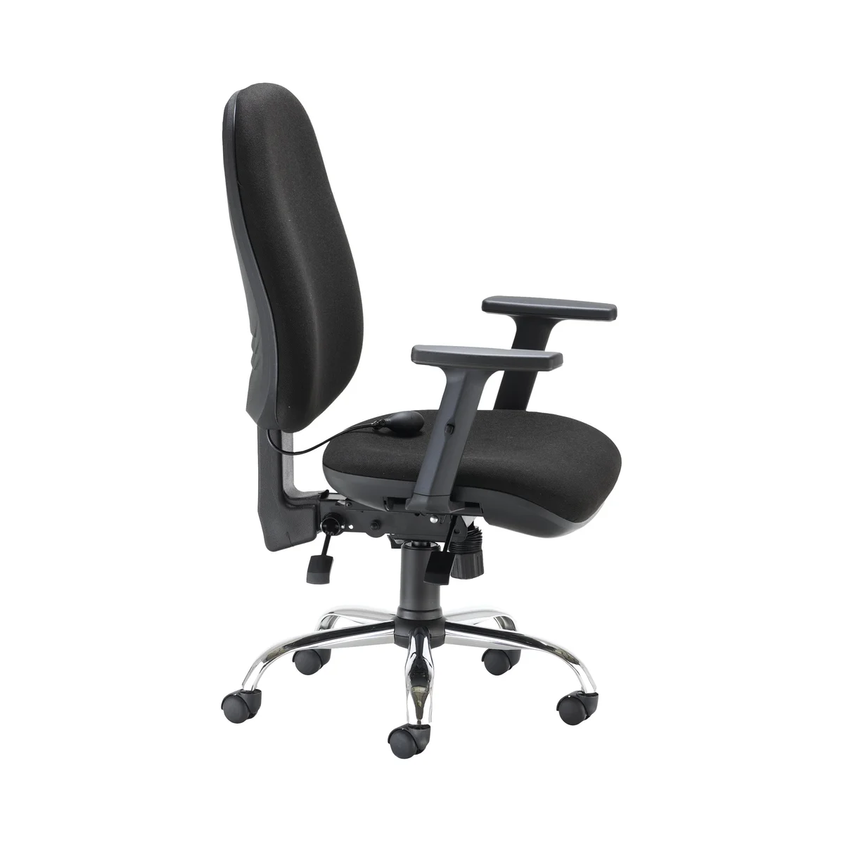 First Arista Aire High Back Ergonomic Operator Chair 675x580x1035-1230mm Black KF80331 - Image 2