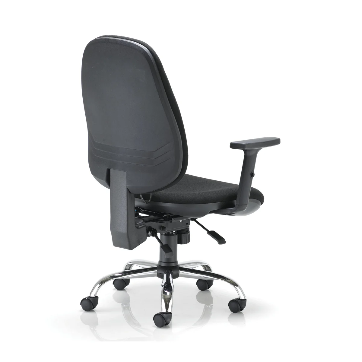 First Arista Aire High Back Ergonomic Operator Chair 675x580x1035-1230mm Black KF80331 - Image 3