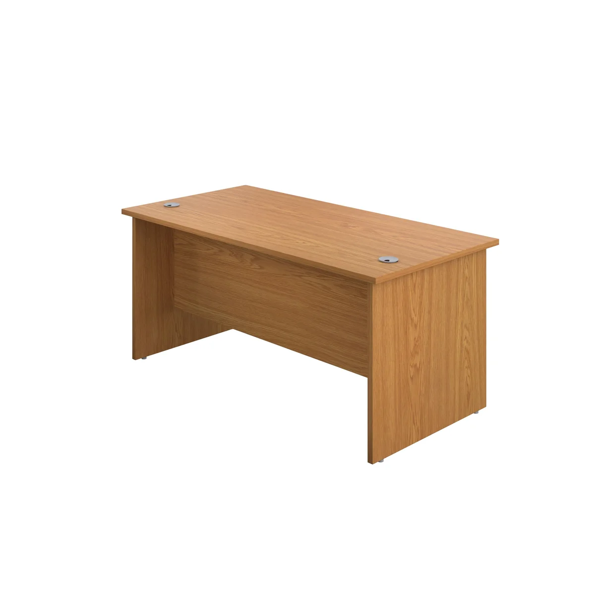 Jemini Rectangular Panel End Desk 1200x800x730mm Nova Oak KF804369 - Image 3