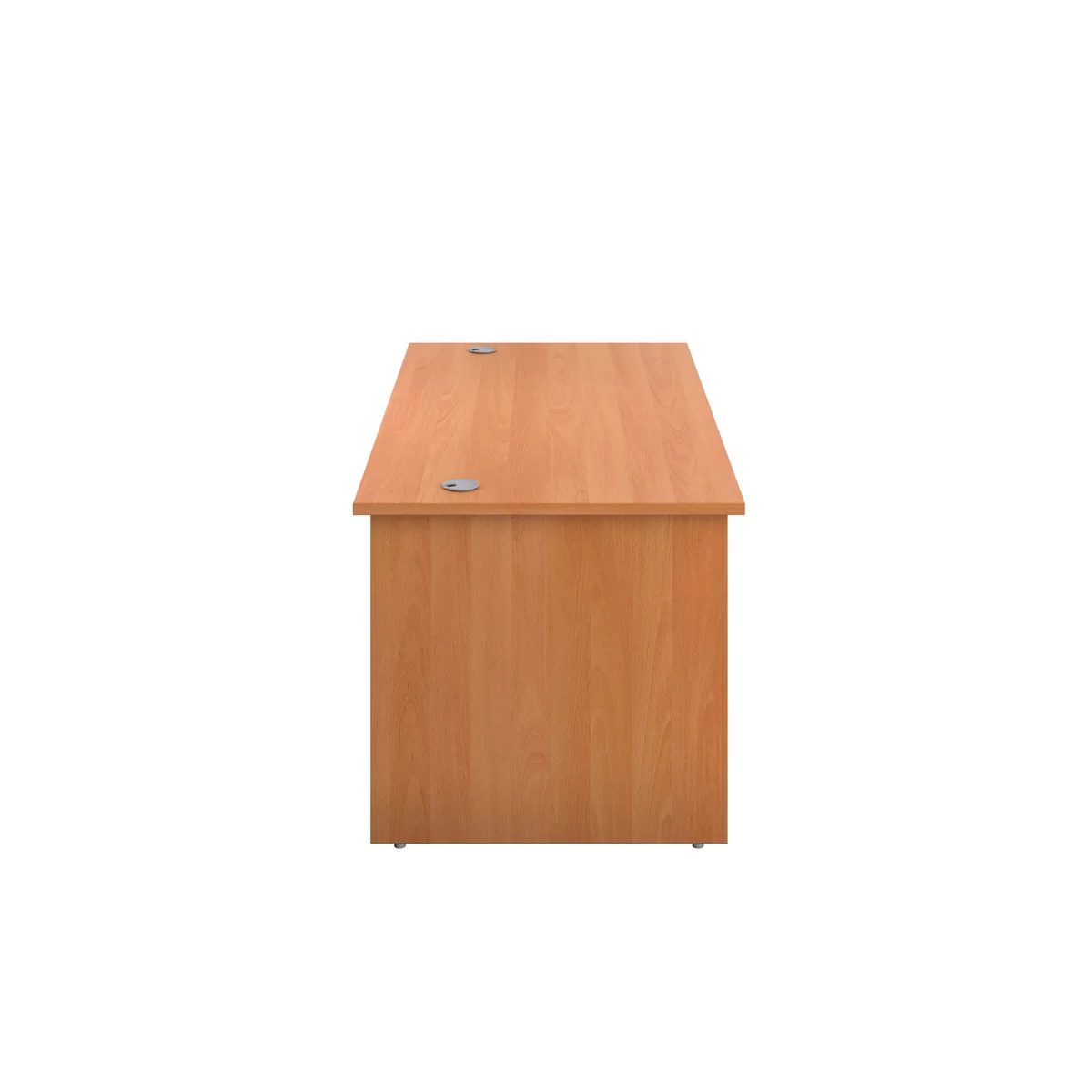 Jemini Rectangular Panel End Desk 1600x800x730mm Beech KF804468 - Image 2