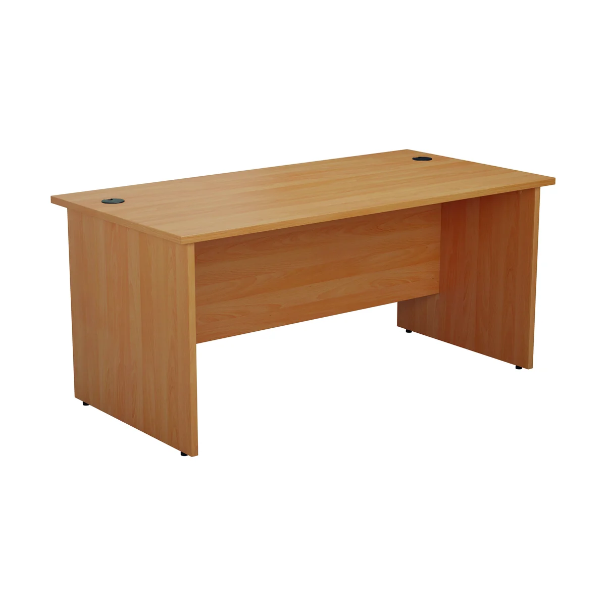Jemini Rectangular Panel End Desk 1800x800x730mm Beech KF804529 - Image 1