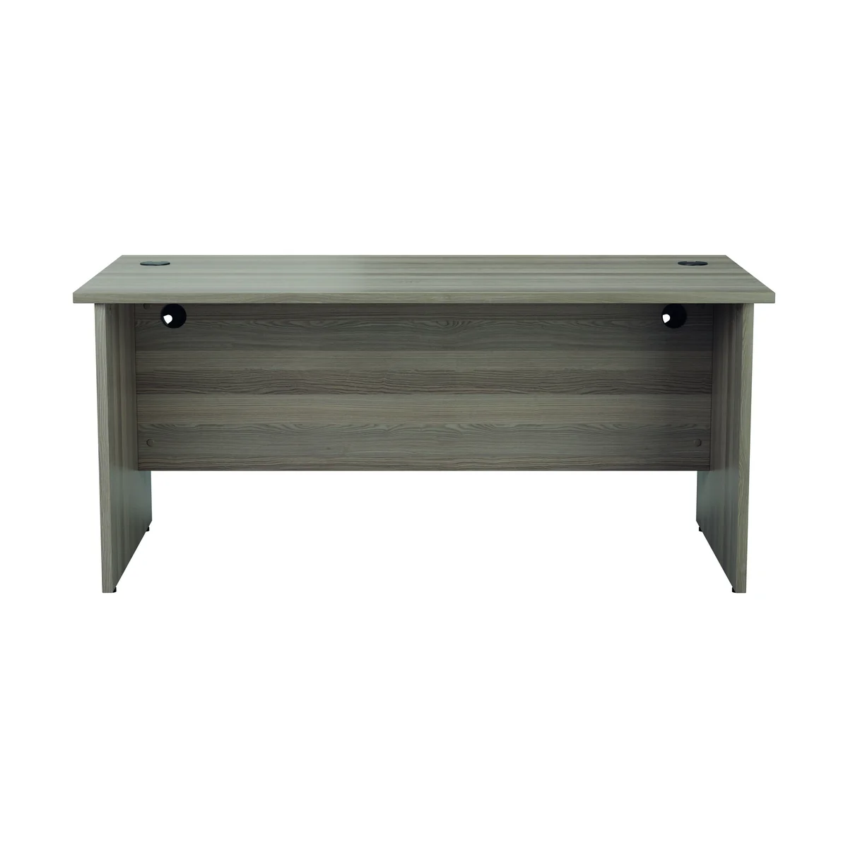 Jemini Rectangular Panel End Desk 1800x800x730mm Grey Oak KF804536 - Image 2