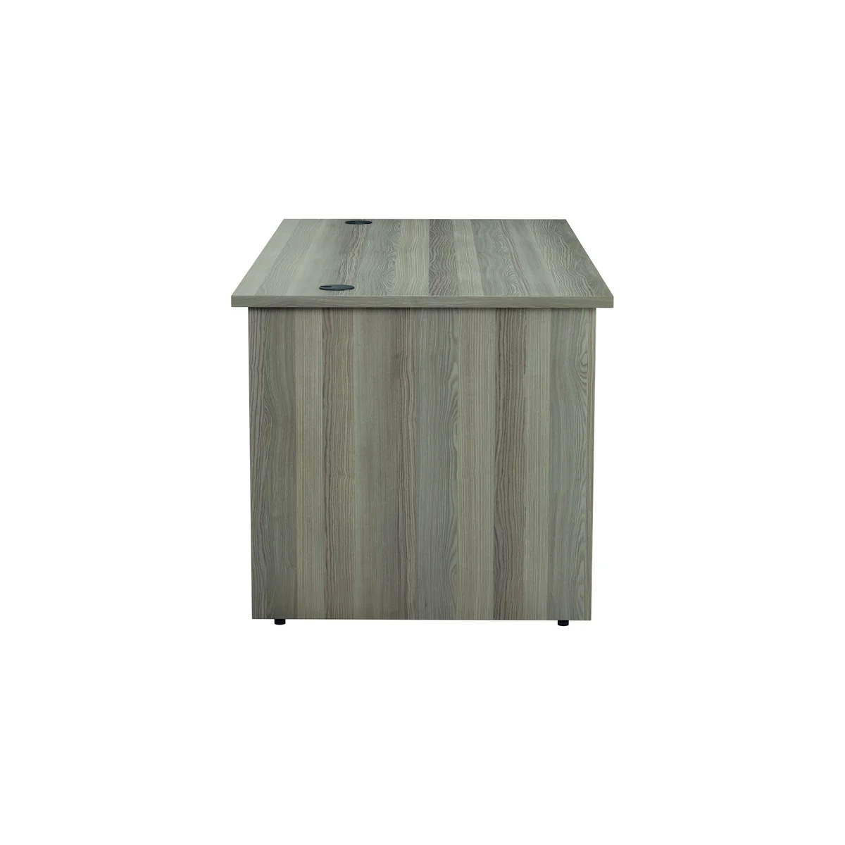 Jemini Rectangular Panel End Desk 1800x800x730mm Grey Oak KF804536 - Image 3