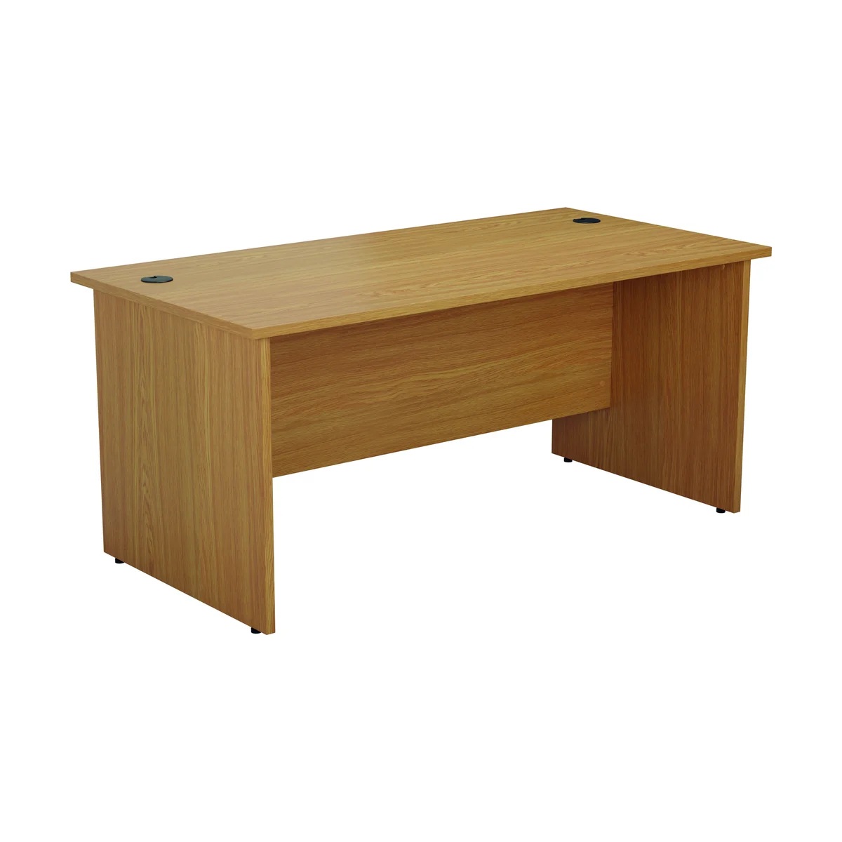 Jemini Rectangular Panel End Desk 1800x800x730mm Nova Oak KF804543 - Image 1