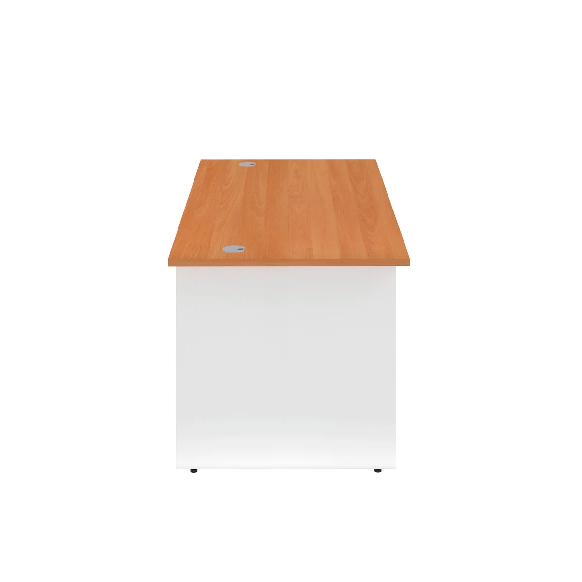 Jemini Rectangular Panel End Desk 1600x800x730mm Beech KF804765 - Image 3