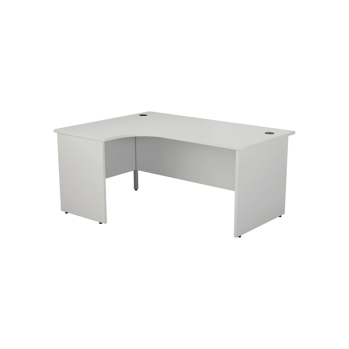 Jemini Radial Left Hand Panel End Desk 1800x1200x730mm White KF805151 - Image 1