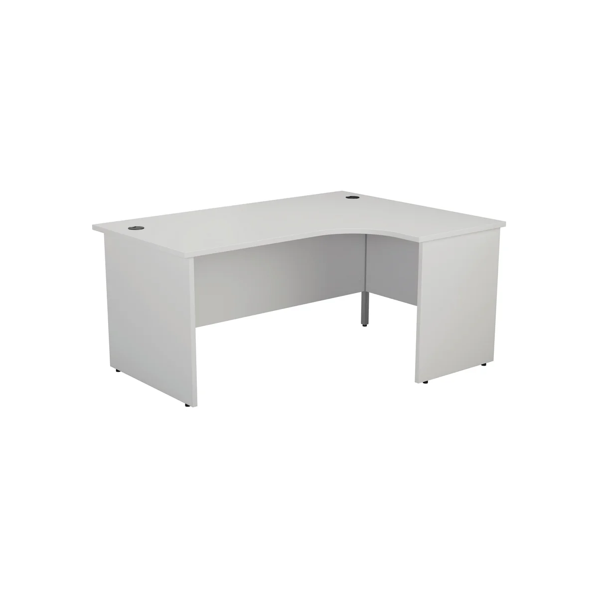 Jemini Radial Right Hand Panel End Desk 1800x1200x730mm White KF805212 - Image 1