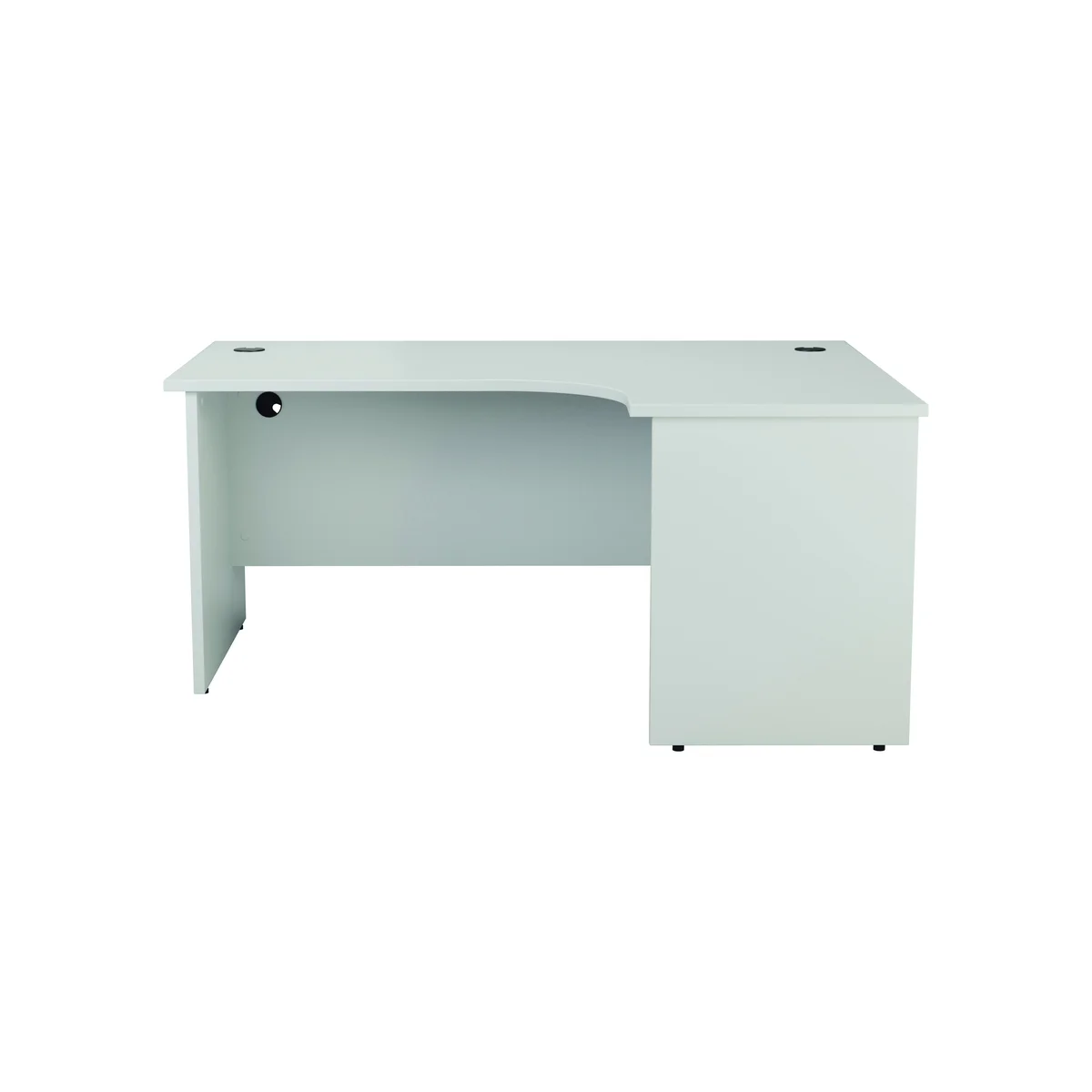 Jemini Radial Right Hand Panel End Desk 1800x1200x730mm White KF805212 - Image 4