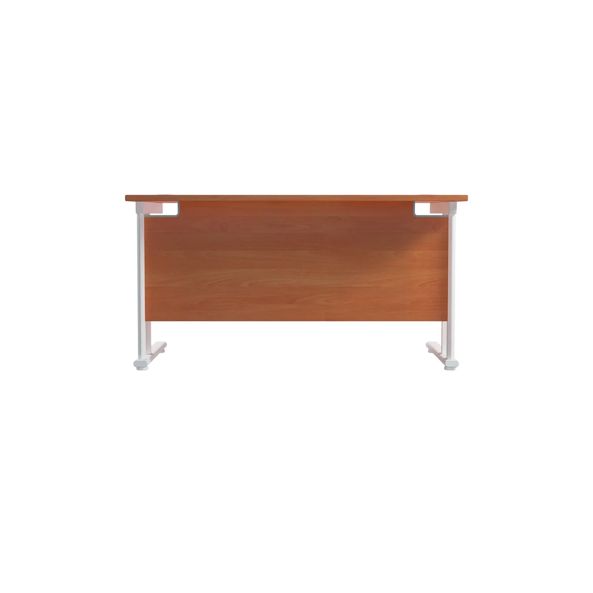 Jemini Rectangular Cantilever Desk 1200x800x730mm Beech/White KF806868 - Image 4