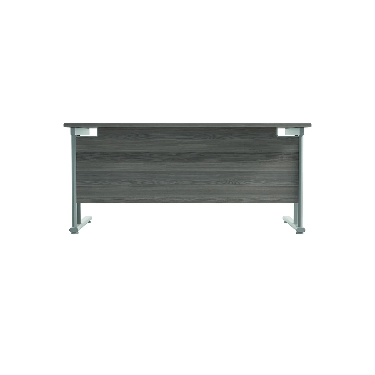 Jemini Rectangular Cantilever Desk 1800x800x730mm Grey Oak/Silver KF807179 - Image 4