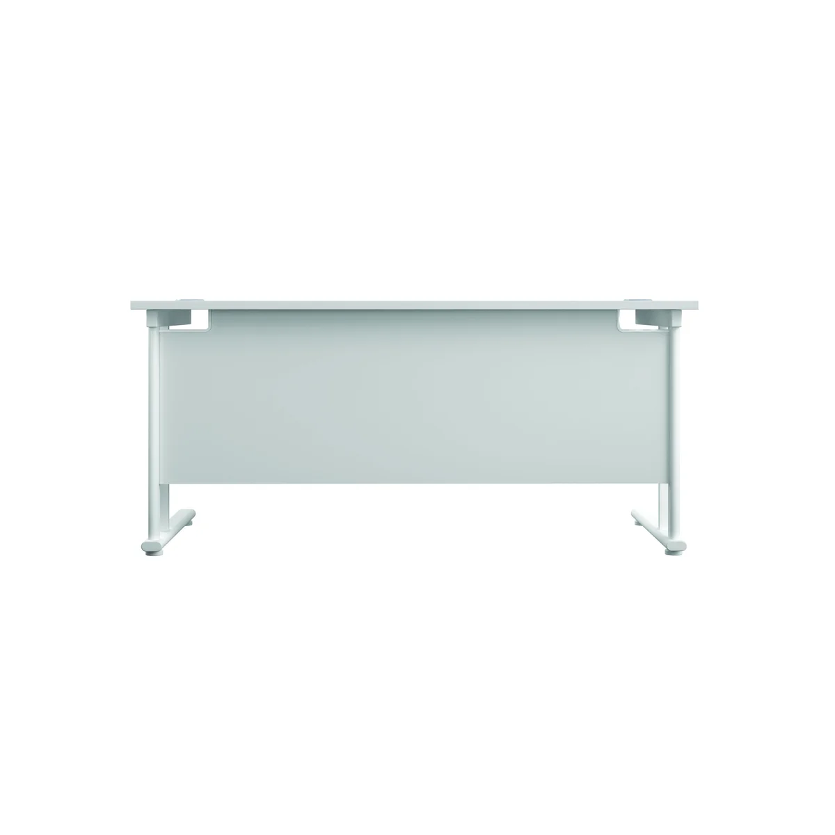 Jemini Rectangular Cantilever Desk 1800x800x730mm White/White KF807254 - Image 4