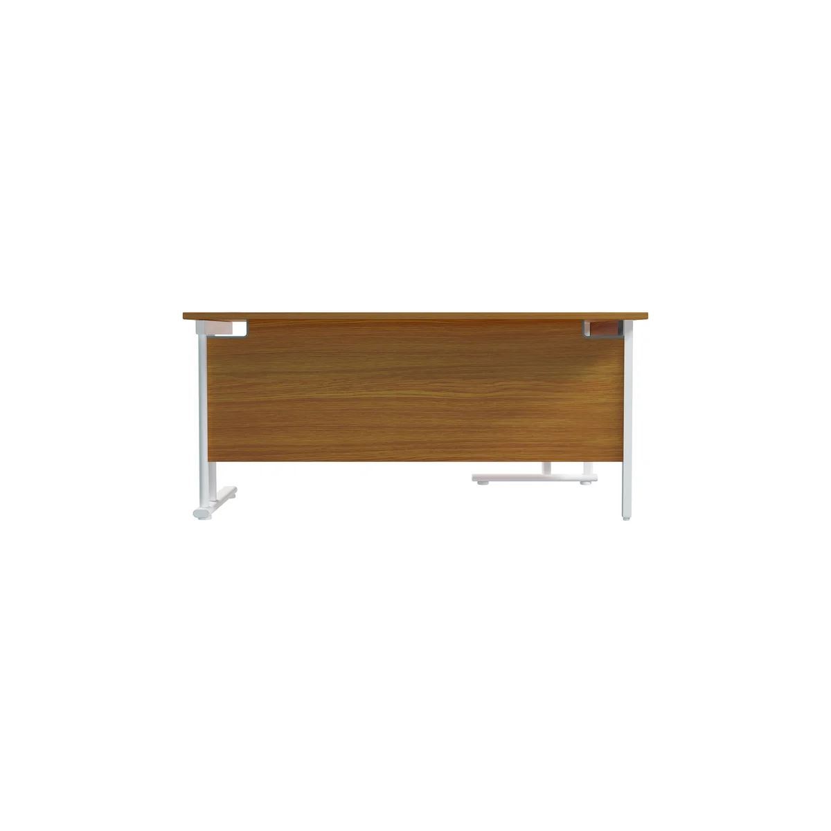 Jemini Radial Left Hand Cantilever Desk 1600x1200x730mm Nova Oak/White KF807667 - Image 4